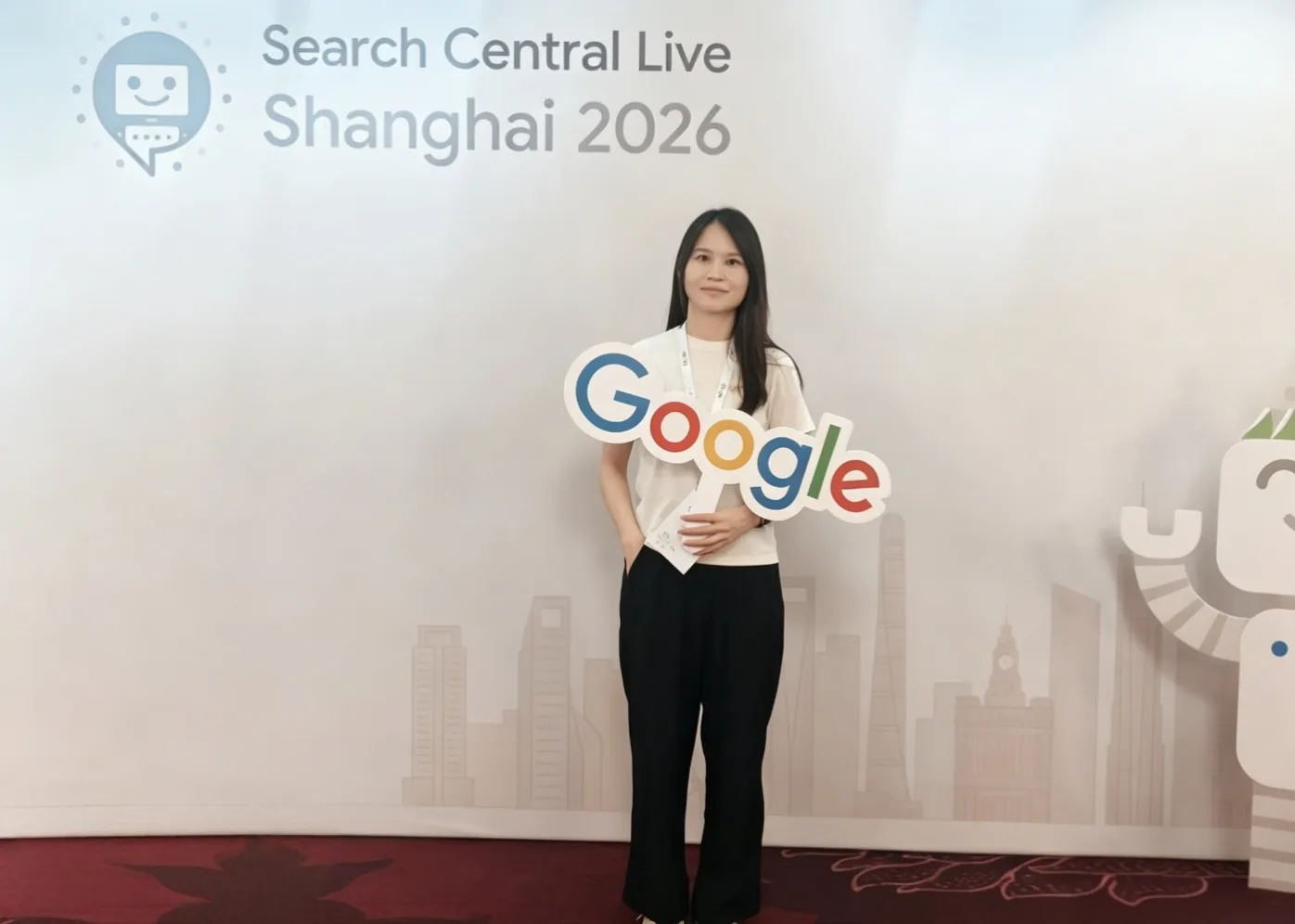 YUSIHK Anna 參加 Search Central Live Shanghai 2026 SEO 會議